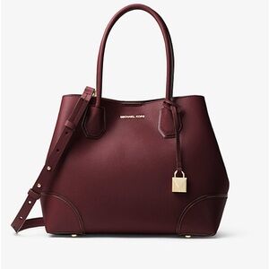 Michael Kors Mercer Gallery Medium Leather Satchel and Wallet